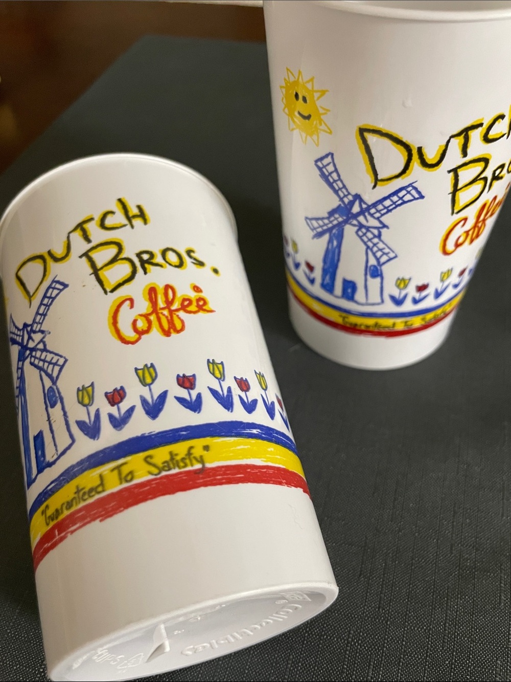 Dutch Bros Coffee Dixie Collectibles Kid’s Plastic Tumblers Lot of 2